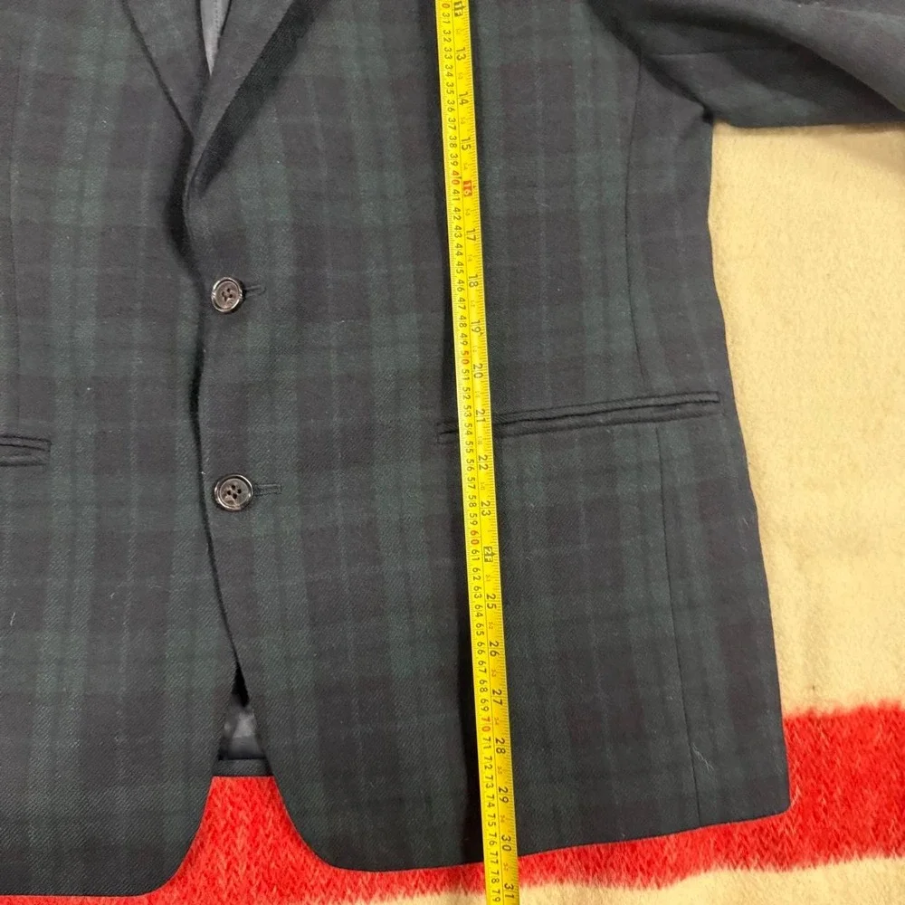 Lauren Ralph Lauren Mens Wool Blackwatch Tartan Plaid Blazer 42R Sport Coat